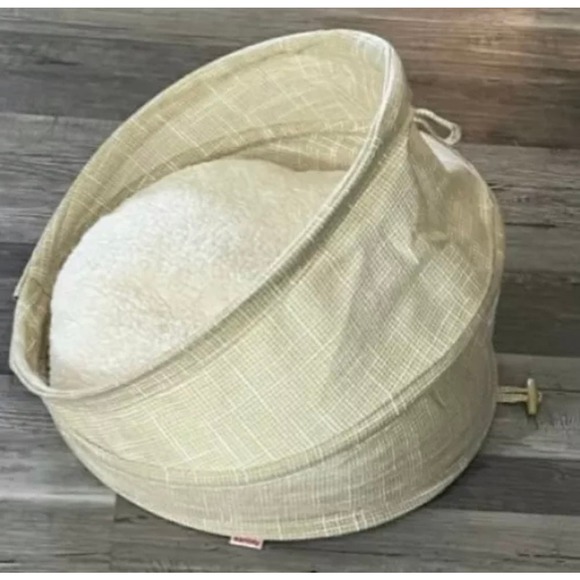 NEW Collapsible PET CAVE Covered Dog / Cat Pet Bed + Pillow 16” Boots & Barkley - Picture 2 of 7